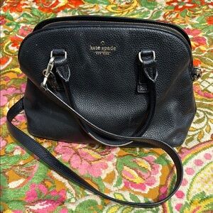 Kate Spade pebble black leather  handbag, Cameron Street Lottie Satchel